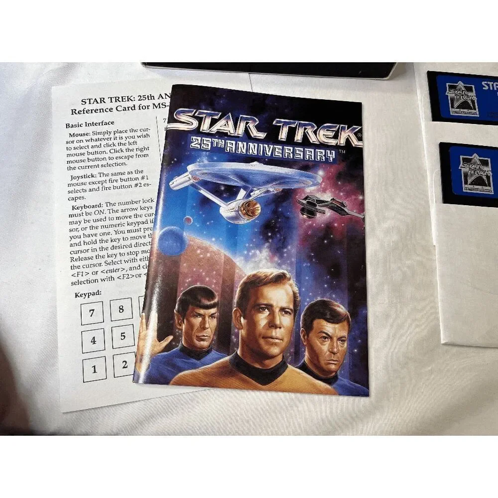 Star Trek 25th Anniversary‎ (IBM Tandy DOS 2.1) 5.25 Complete Big Box Game